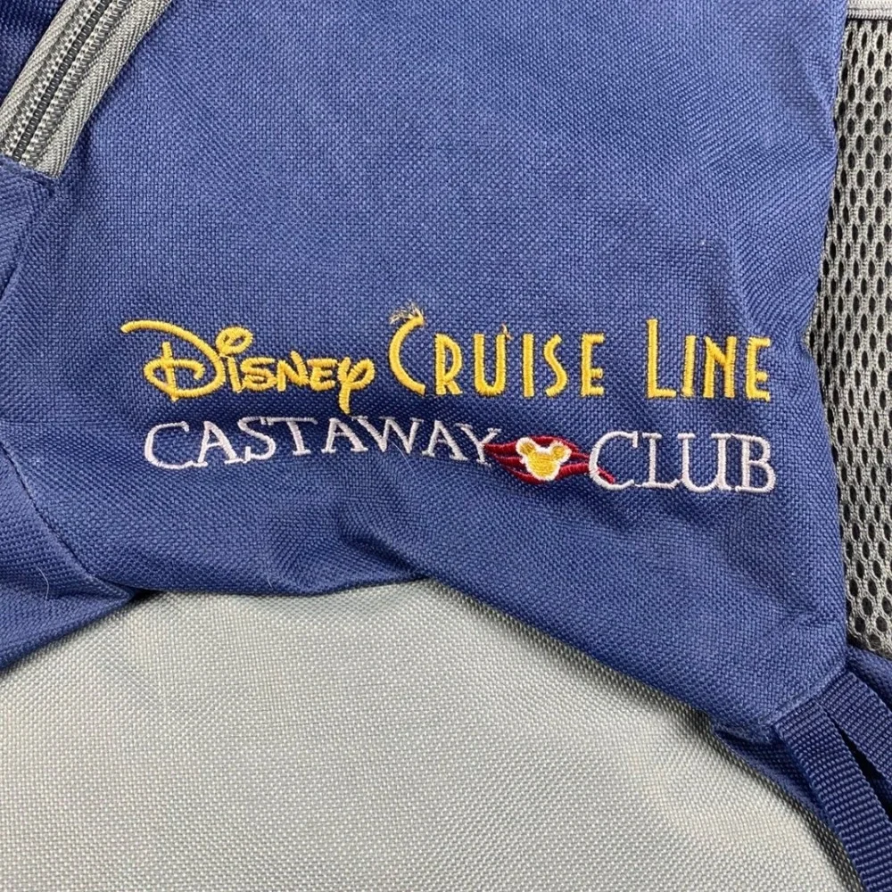 Disney Cruise Line Castaway Club Sling Backpack Navy Blue Mickey Mouse Bag